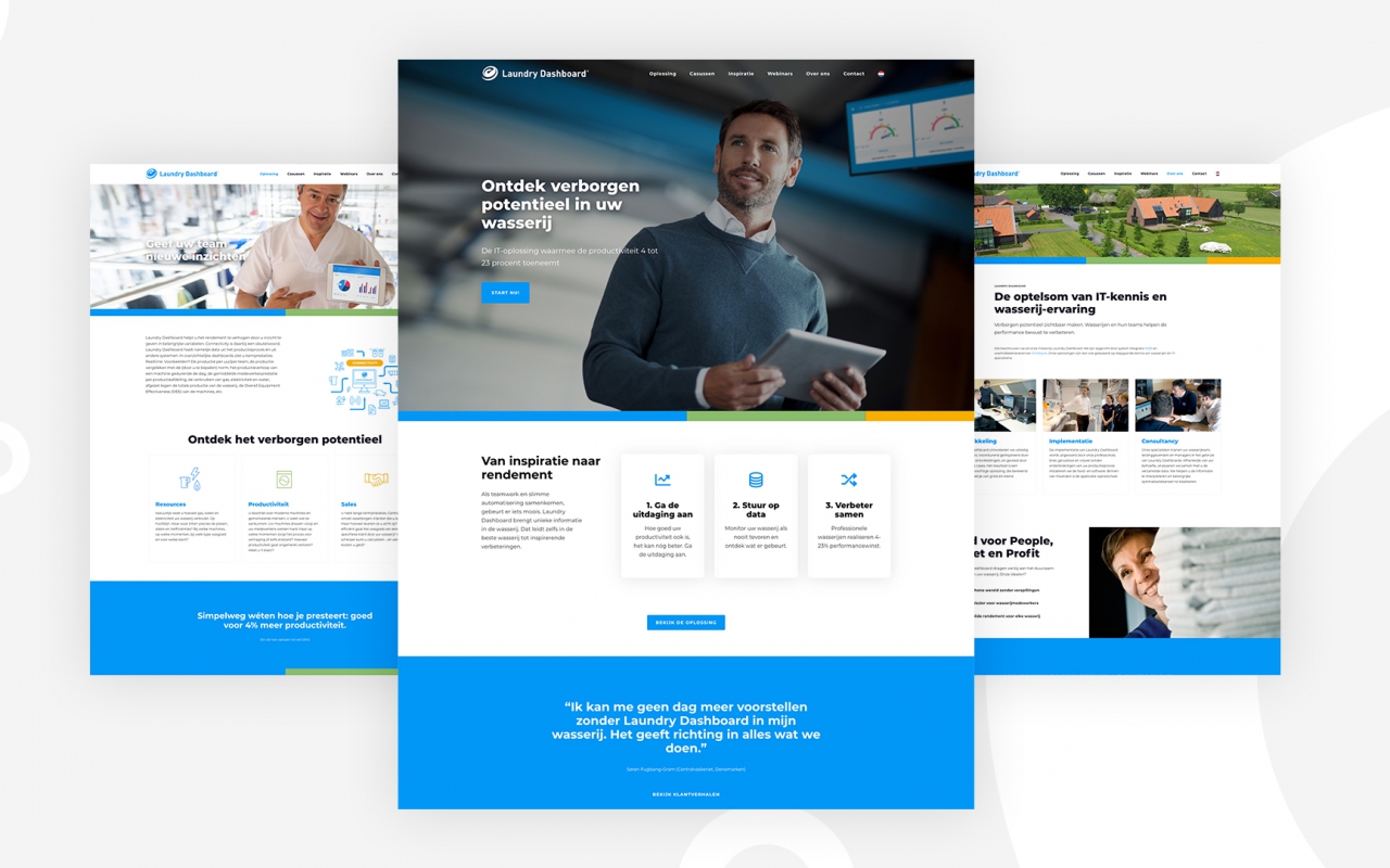 Laundy Dashboard Compozer website