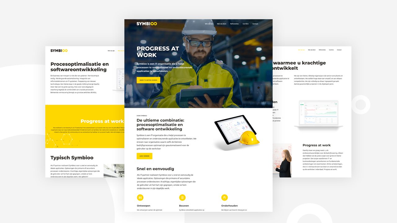 Website project Symbioo - Compozer Branded